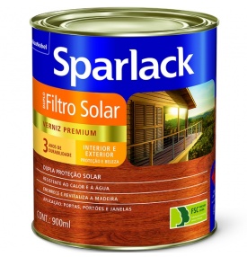 Verniz Sparlack Duplo filtro solar AC Jacarandá 900ml