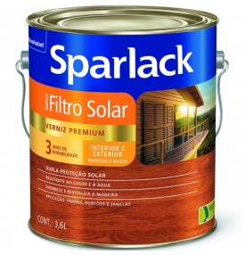 Verniz Sparlack Duplo filtro solar AC Natural 3.6L